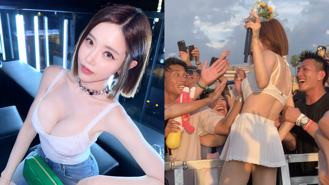 韩国性感DJ SODA出席大阪音乐祭遭男女观众袭胸性骚 Facebook-第1张